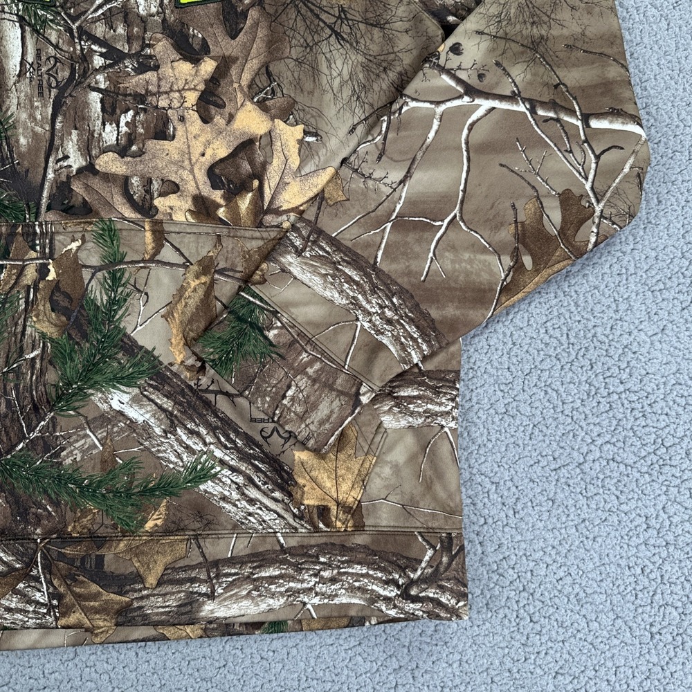 Under Armour Camo Scent Control Hoodie Men Medium Realtree Xtra Hunting Outdoors - Picture 9 of 14